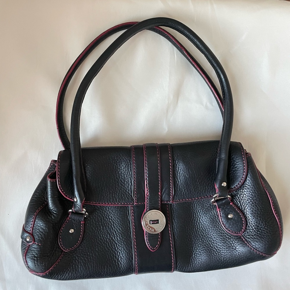 Cole Haan Pebbled Leather Purse in Black